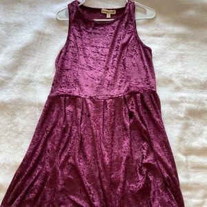 Loose Velvet Dress